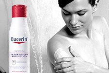 Eucerin In-der-Dusche Body Lotion schützt vor trockene Haut